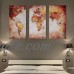 Ashata 3Pcs Unframed Canvas World Map Wall Art Painting Pictures Home Office Modern Decoration,Wall Art Printing, Canvas Wall Art   